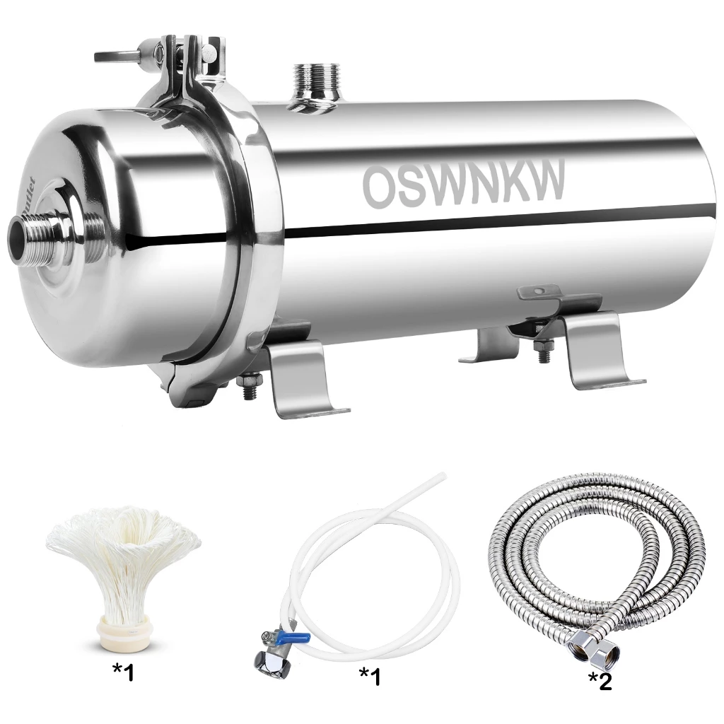 PVDF เครื่องกรองน้ำทั้งบ้าน, เครื่องทำน้ำเย็น 0.01um, อายุการใช้งานมากกว่า 5 ปี
