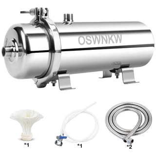 PVDF เครื่องกรองน้ำทั้งบ้าน, เครื่องทำน้ำเย็น 0.01um, อายุการใช้งานมากกว่า 5 ปี