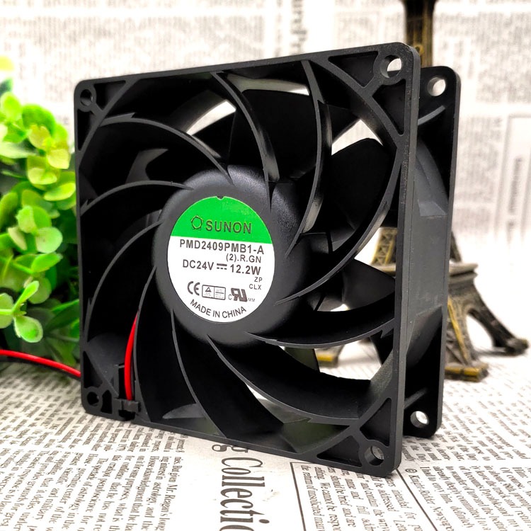 SUNON PMD2409PMB1-A 24V 12.2 W 9038 9CM Inverter พัดลมปริมาณอากาศสูง