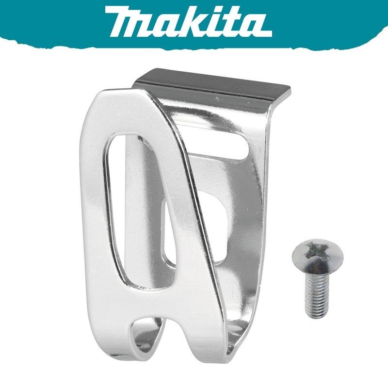 MAKITA 346449-3 ตะขอเข็มขัด บาง สั้น ไร้สาย เครื่องมือ ตะขอสั้น โลหะ ความแข็งสูง สกรู เจาะ ตะขอ
