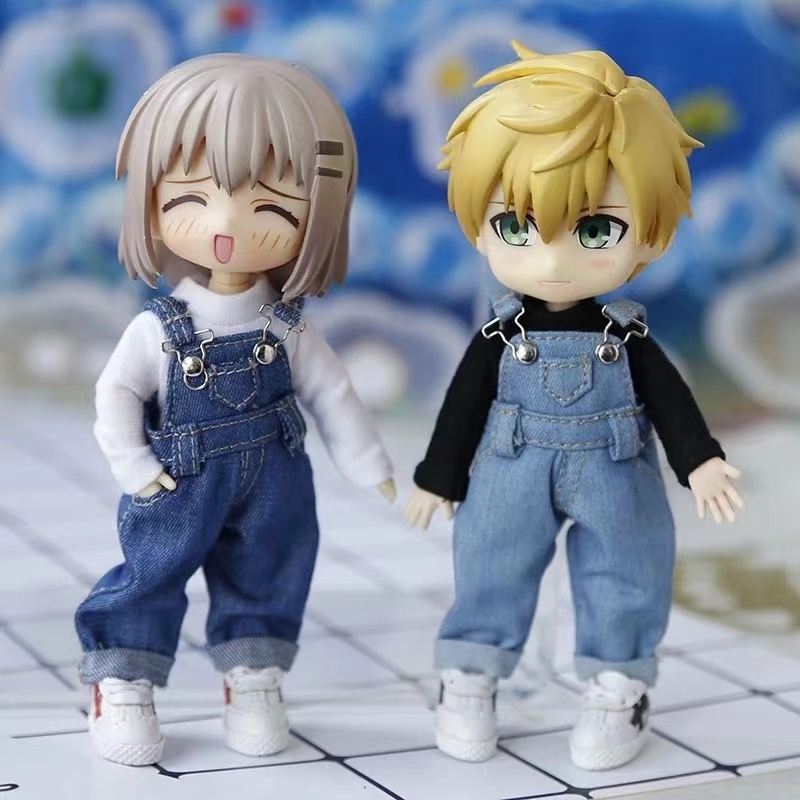 Ob11 ชุดจั๊มสูท กางเกงขายาว แฟชั่น สําหรับตุ๊กตา 1/12 BJD GSC Nendoroid Body9 Molly DOD YMY Obitsu11