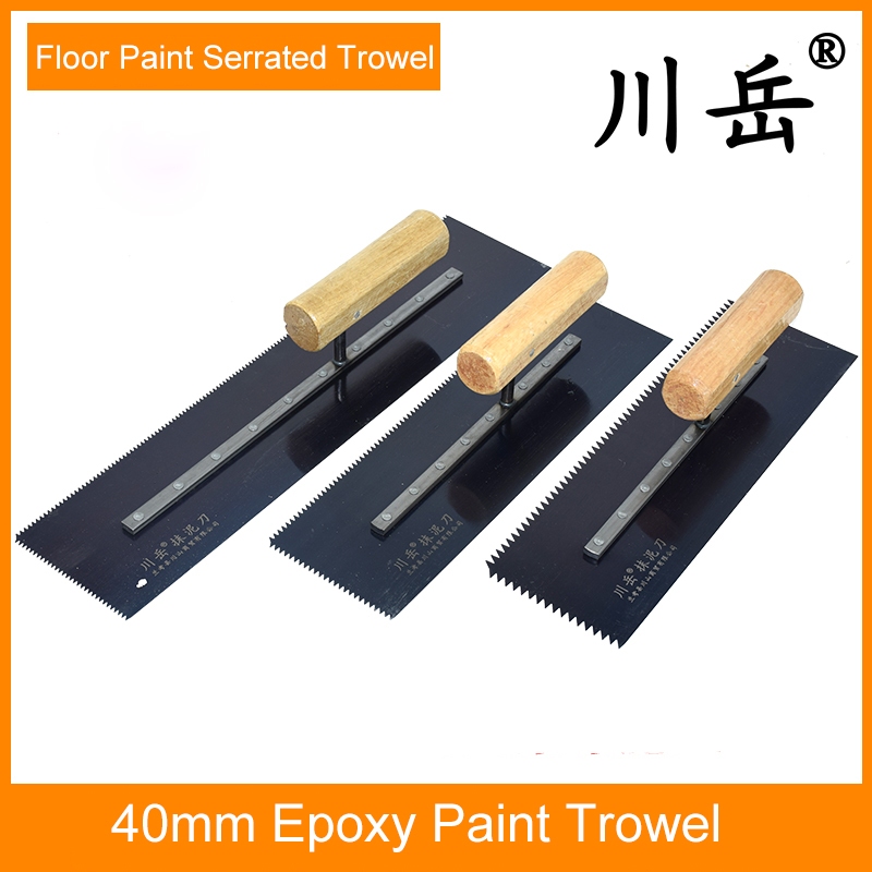 Chuanyue Plastering trowel เกรียงหวี 40 ซม เกียงหวี เกรียงสกิม เกียงก่อ เกียงฉาบ ที่ปาดปูน เกรียงก่อ