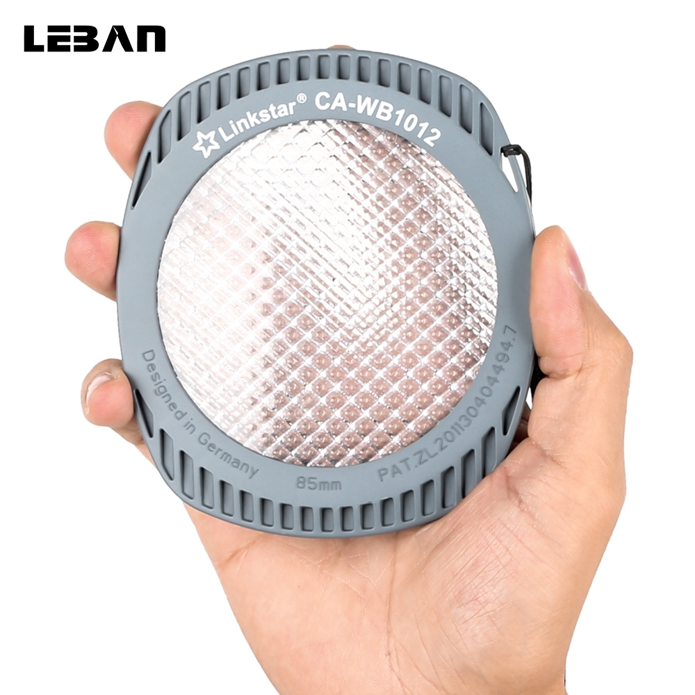 Falcon Eyes WB1012/WB1519 White Balance Filter 18% Transmission Grey Reference Reflector การ์ดสีเทา