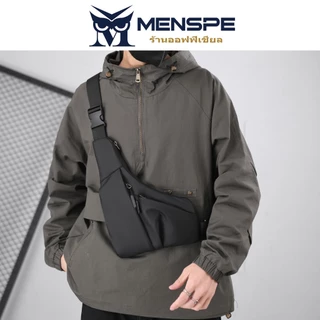 Menspe กระเป๋าคาดหน้าอก Ultra Thin Close Fitting Cross-body Bag CK Membrane Casual Bag กระเป๋าปืนสามเหลี่ยม
