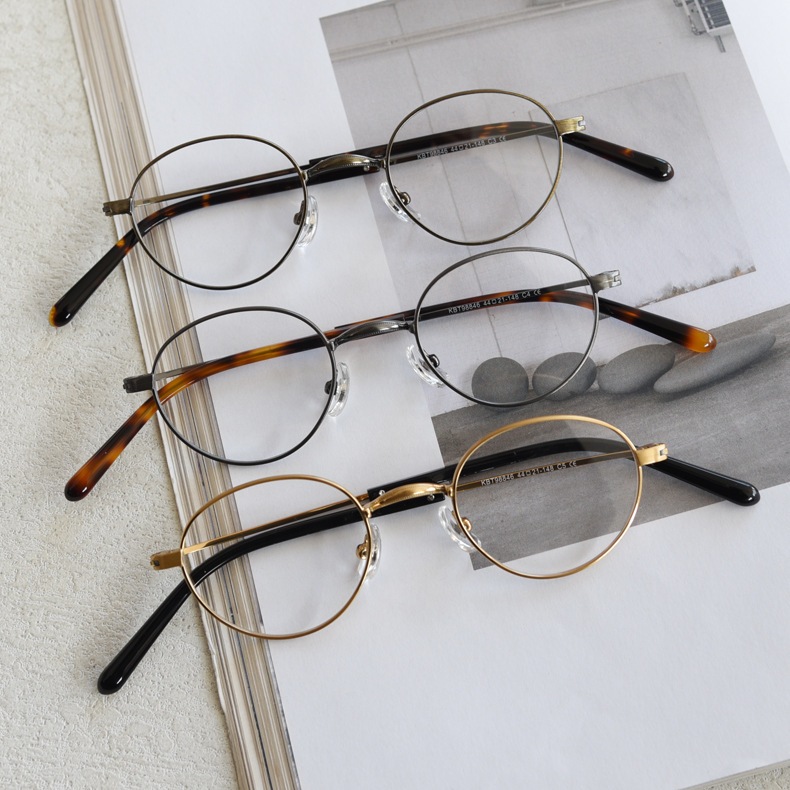 ญี่ปุ่นโลหะไททาเนียมอัลลอยด์กรอบแว่นตาย้อนยุคบางขอบกรอบแว่นตาสําหรับผู้ชายผู้หญิงศิลปะรูปไข่แว่นตากรอบ กิโลไบต์98846 - รูปที่ 4
