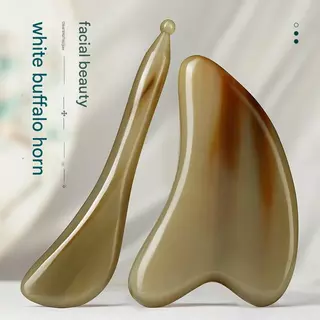 [COD] Ox Horn เครื่องมือกัวซาบนใบหน้า เครื่องนวดยกจมูกตา Meridian แผ่นขูดใบหน้า Acupoint Pressing Stick ใบหน้ารูปหัวใจพิเศษ Face Body Acupoint นวดเครื่องมือ