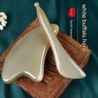 [COD] Ox Horn เครื่องมือกัวซาบนใบหน้า เครื่องนวดยกจมูกตา Meridian แผ่นขูดใบหน้า Acupoint Pressing Stick ใบหน้ารูปหัวใจพิเศษ Face Body Acupoint นวดเครื่องมือ