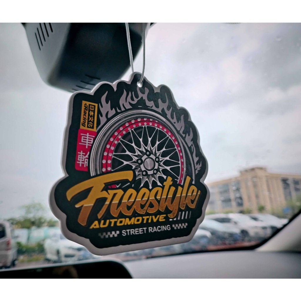 เจดีเอ็ม รถอากาศสดชื่นน้ําหอมดุมล้อตกแต่งกระจกมองหลังจี้แขวนกระดาษแข็ง ออร์นาเมน อุปกรณ์รถยนต์ - รูปที่ 2