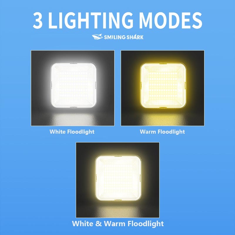SmilingShark LY8281 ไฟฉาย led พลังงานแสงอาทิตย์ แม่เหล็ก คบเพลิง ซุปเปอร์ไบรท์ ซัง ขาว/เหลือง ไฟแคมป์ปิ้ง 3โหมด Type-C ชาร์จใหม่ได้ แขวน กันน้ำสำหรับงานเดินป่าตั้งแคมป์ — صورة 5