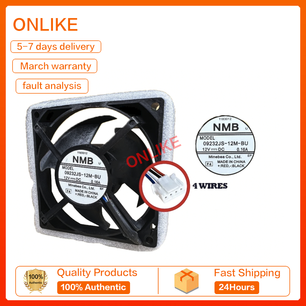 (9.2CM) Sj-189ms / SJ-209MS / SJ-D210MD SHARP REFRIGERATOR FAN KIPAS PETI SEJUK 4 สาย 09232JS-12M-BU