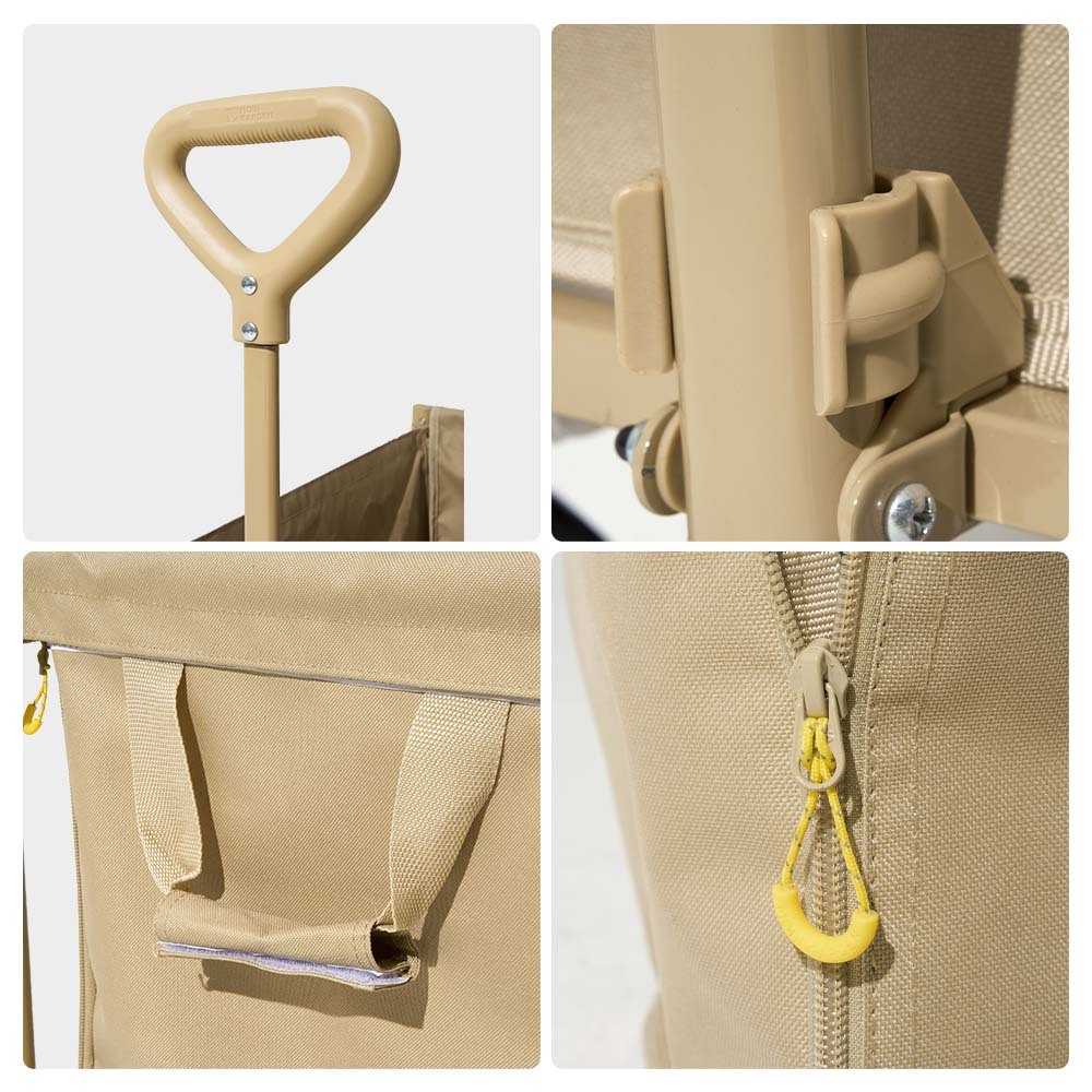 MOBI GARDEN Camping Car Outdoor Car Car ที่ถอดออกได้ล้อพับ Camping Car ความจุขนาดใหญ่ Picnic Trailer Travel - รูปที่ 4