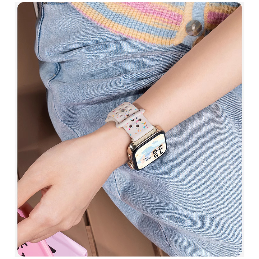 Coloured Scraps Silicone Strap For Huawei watch Fit 5 สาย Huawei watch Fit 5 Pro สายนาฬิกา Huawei watch fit 4 สาย Sports Soft สาย Huawei watch fit 3 Strap Belt สาย Huawei fit watch 4 pro Bracelet For Huawei watch fit สาย SmartWatch Huawei Fit 5 สาย Fit4 ราคา ถูกที่สุด ดีลบีเคเค แกลเลอรีภาพที่ 6