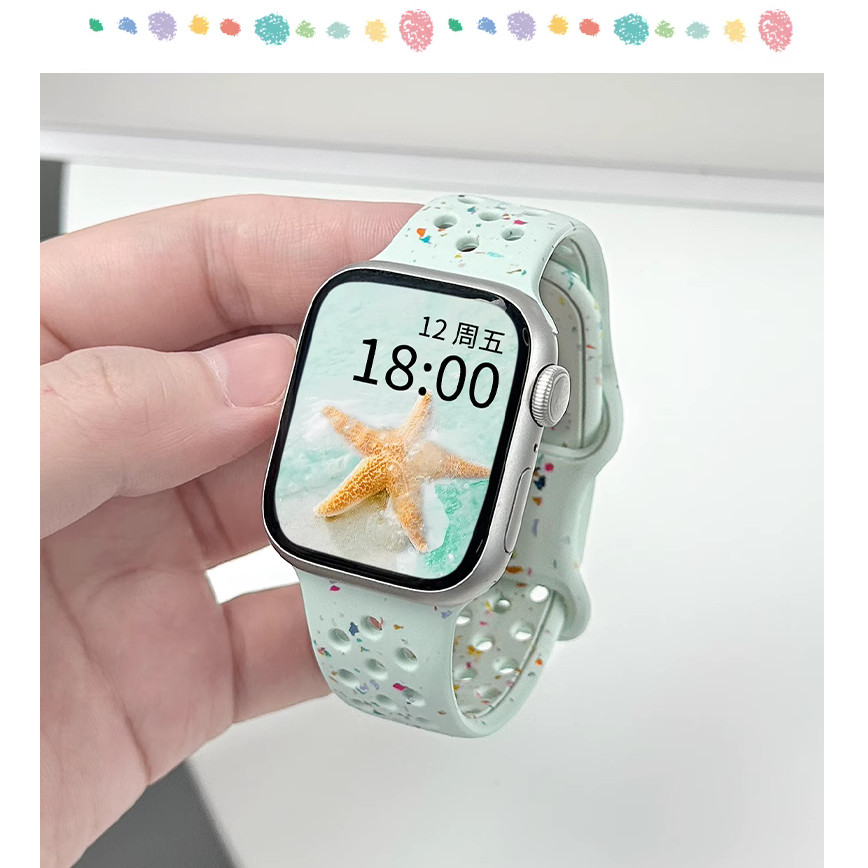Coloured Scraps Silicone Strap For Huawei watch Fit 5 สาย Huawei watch Fit 5 Pro สายนาฬิกา Huawei watch fit 4 สาย Sports Soft สาย Huawei watch fit 3 Strap Belt สาย Huawei fit watch 4 pro Bracelet For Huawei watch fit สาย SmartWatch Huawei Fit 5 สาย Fit4 ราคา ถูกที่สุด ดีลบีเคเค แกลเลอรีภาพที่ 9
