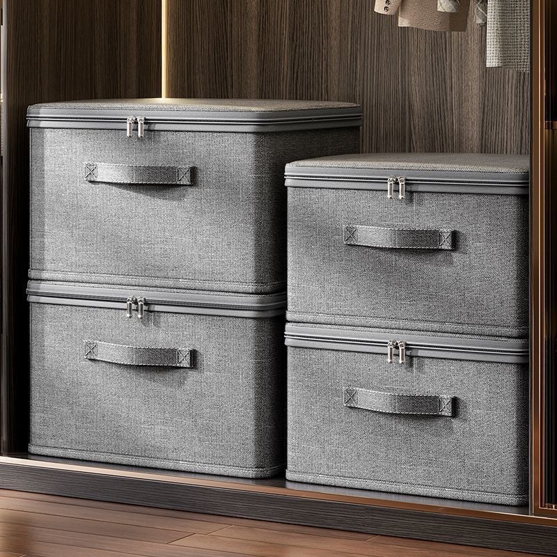 กล่องเก็บเสื้อผ้า ความจุขนาดใหญ่ กันน้ำ กันฝุ่น กล่องเก็บของแบบพับได้ กล่องเก็บของอเนกประสงค์
