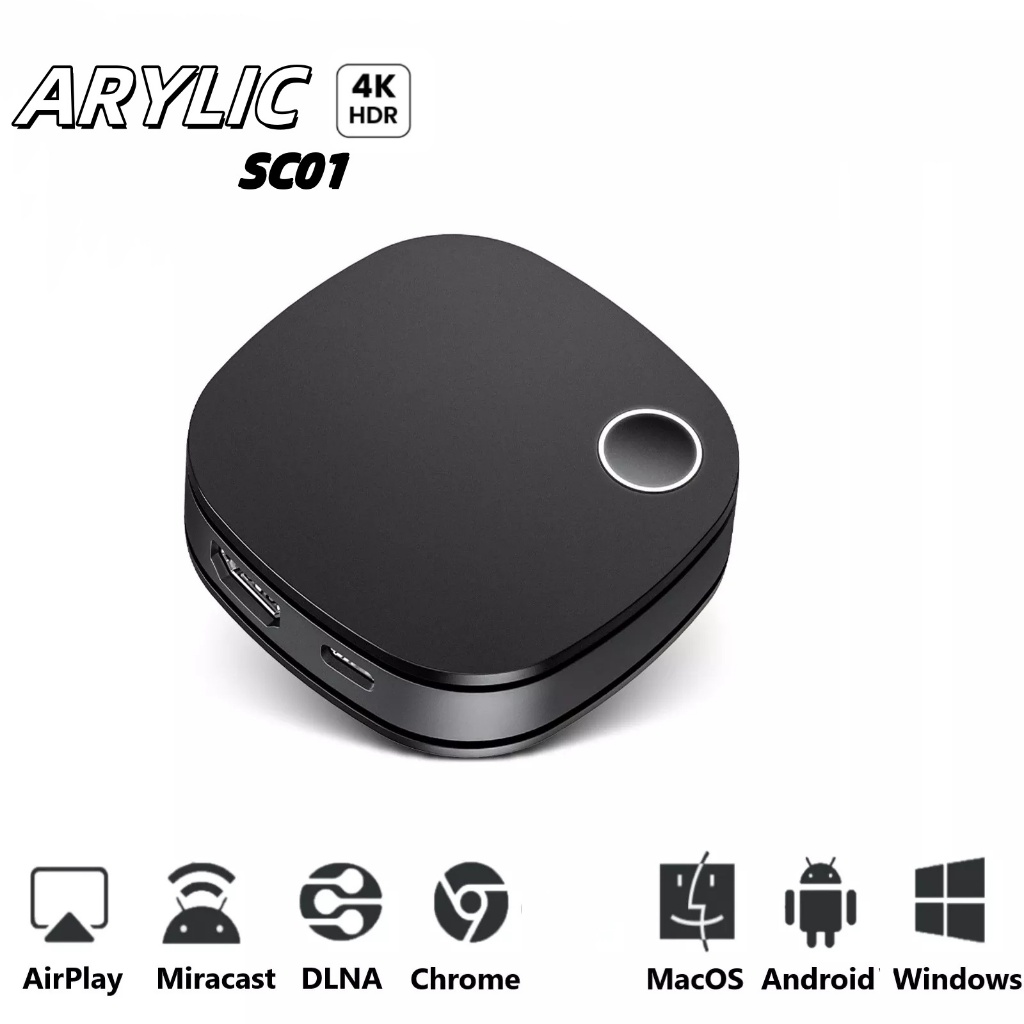 ARYLIC SC01 Wireless Audio Receiver with Wi-Fi & AirPlay for Hi-Fi Sound