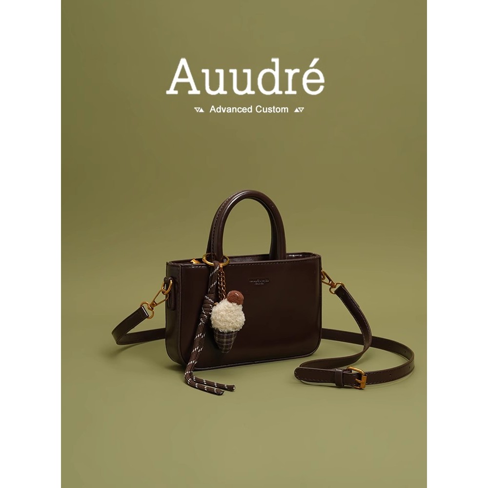 Auure กระเป๋าหมอนแบบพกพาผู้หญิง 2025 สไตล์ใหม่ฤดูใบไม้ผลิฤดูร้อน Messenger Bag กระเป๋าใบเล็ก