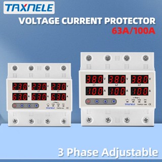 Taxnele ตัวป้องกันรีเลย์กระแสไฟสามเฟส 63A 100A 220V 380V 3P …