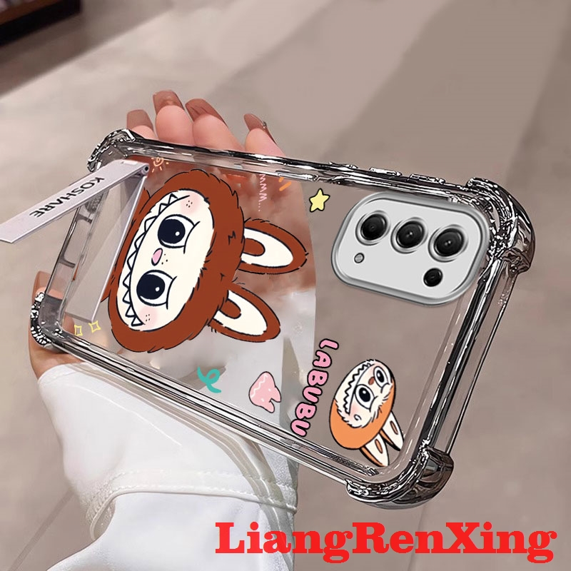 FOR เคส Case สำหรับ OPPO Reno 5 5g OPPO Reno 4 4g renO5 5g โทรศัพท์ปลอก softcase ซิลิโคนกันกระแทกปกการออกแบบใหม่ความงามที่ชัดเจนกับผู้ถือการ์ตูน refurbu sjcblbb01