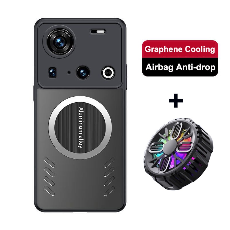 สําหรับ Nubia Z70 Ultra Graphene Vent Hole Case Z70Ultra Leading 5G การกระจายความร้อน Breathable + ห