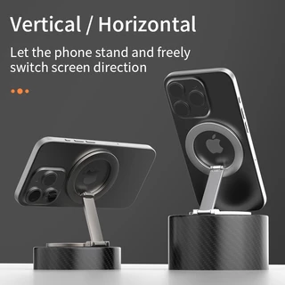 【แม่เหล็ก 2 ด้าน】ที่จับวงแหวนโทรศัพท์ 2 in 1 ถอดได้ หมุน 360° ใช้ได้ทุกมือถือรุ่นใหม่ ทุกยี่ห้อ