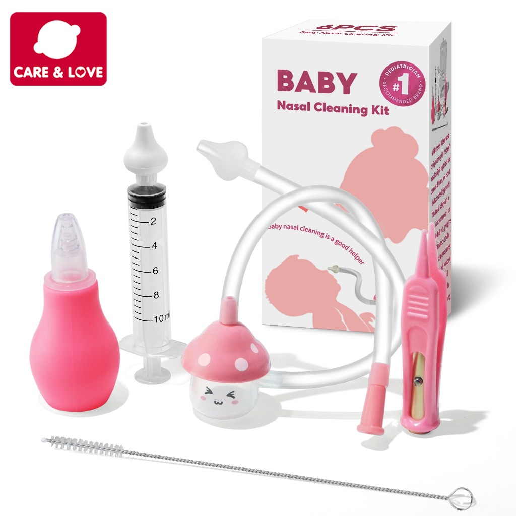 ที่ดูดน้ำมูกเด็กช LEDเรืองแสงที่คีบ ซิลิโคนดูดน้ำมูก เครื่องดูดน้ำมูกแบบใช้มือ มาพร้อมกล่อง