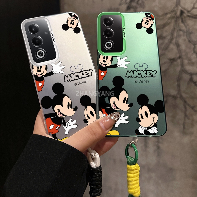เคสสําหรับ OPPO A3 Pro 5G ซิลิโคนวัสดุเคลือบ TPU เคสโทรศัพท์ป้องกันการตกความงามการ์ตูนน่ารักรูปแบบ TPU soft case พร้อมเชือกแขวน ราคา ถูกที่สุด ดีลบีเคเค แกลเลอรีภาพที่ 7