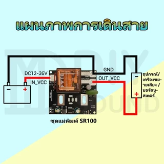 DIYsound สินค้าใหม่🔥SR100 สวิตซ์ สตาร์ท bw 100A DC 12-36V กันไฟกระชาก ป้องกันสวิทช์เสีย ช่วยป้องกัน BMS โมดูลสวิตช์เริ่มต้นอ่อนกำลังสูง