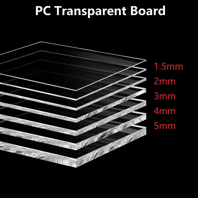 PC Sheets Polycarbonate Plate  แผ่นโพลีคาร์บอเนตพลาสติกโปร่งใส PC Endurance Board ความหนา 1.5 มม. ~ 5 มม.