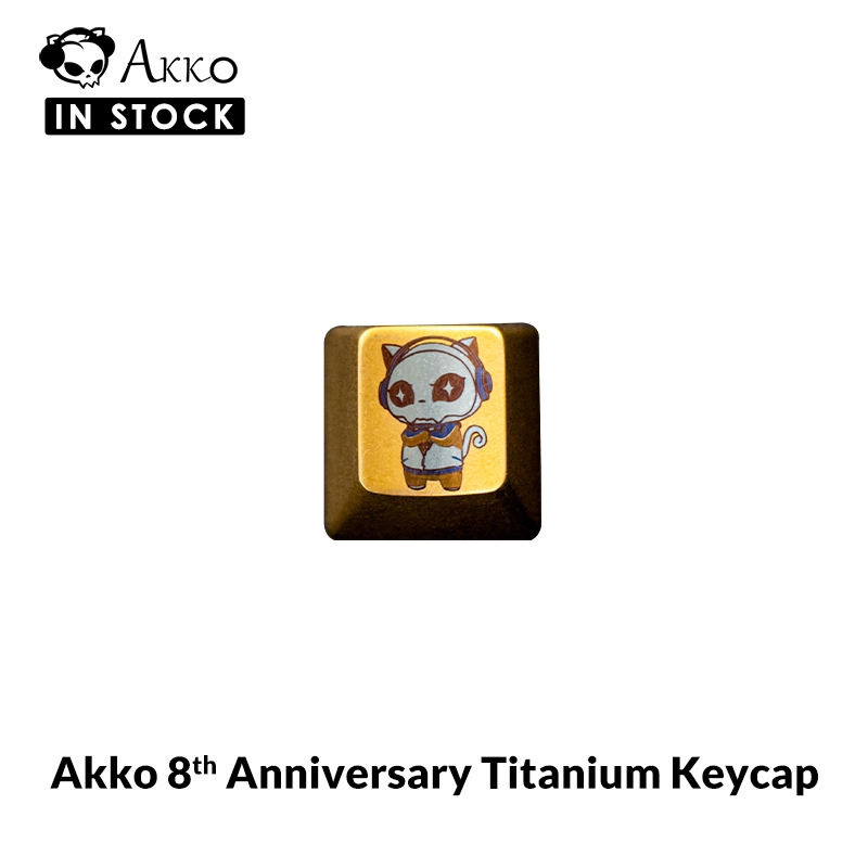 ปุ่มกดไทเทเนียม Akko 8th Anniversary
