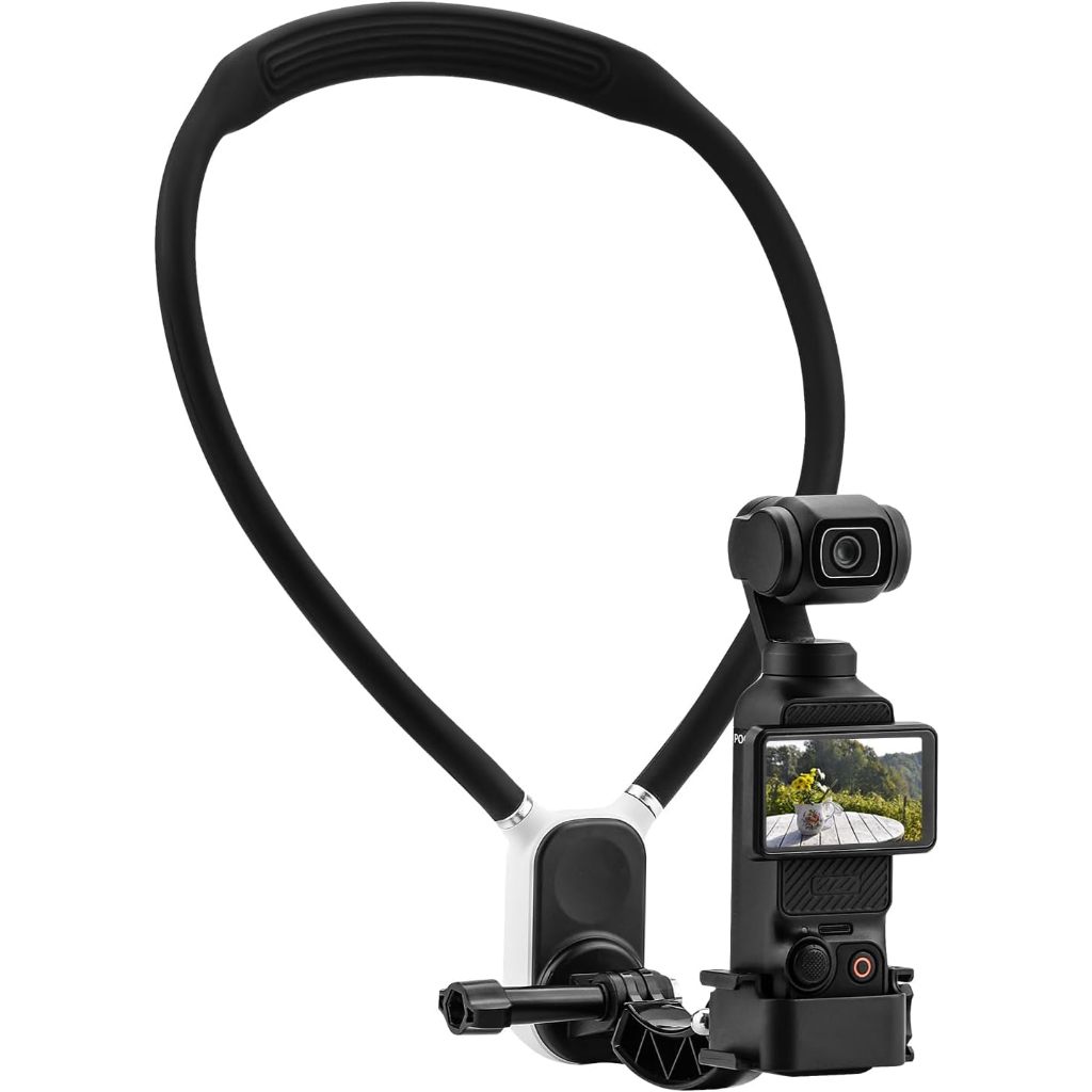 Magnetic Neck Mount สําหรับ DJI OSMO Pocket 3/Pocket 2 Creator Combo, Chest Mount POV/Vlog Video Selfie Stand Hand Free Neck Holder สําหรับ GoPro Hero 13/12/11/10/9, อุปกรณ์เสริมกล้อง
