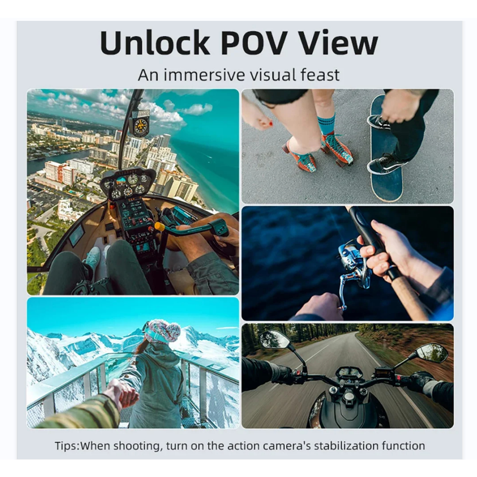 Magnetic Neck Mount สําหรับ DJI OSMO Pocket 3/Pocket 2 Creator Combo, Chest Mount POV/Vlog Video Selfie Stand Hand Free Neck Holder สําหรับ GoPro Hero 13/12/11/10/9, อุปกรณ์เสริมกล้อง