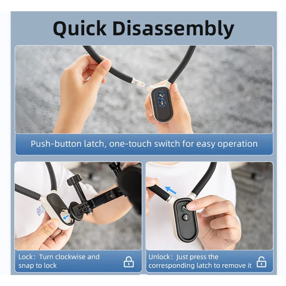 Magnetic Neck Mount สําหรับ DJI OSMO Pocket 3/Pocket 2 Creator Combo, Chest Mount POV/Vlog Video Selfie Stand Hand Free Neck Holder สําหรับ GoPro Hero 13/12/11/10/9, อุปกรณ์เสริมกล้อง
