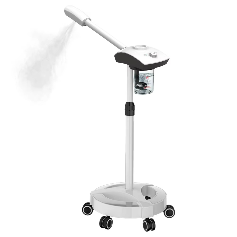 Hot Ozone Facial Steamer Warm Mist Humidifier สําหรับผิวหน้าทําความสะอาดลึก Vaporizer Sprayer Home Spa Salon Skin Care