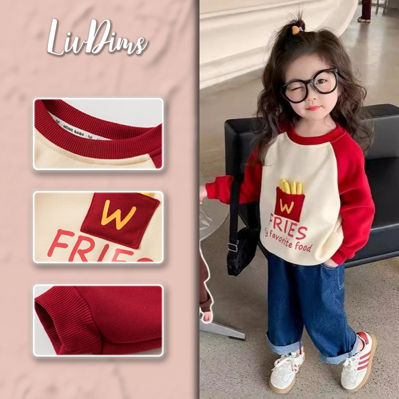 Life Dimensions เสื้อยืดคอกลมลายการ์ตูนน่ารักสำหรับเด็ก ยามว่างหลวม