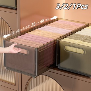 กล่องเก็บของวางซ้อนกันได้แบบพับได้พร้อมฉากกั้น: ฝาครอบเดสก์ท…