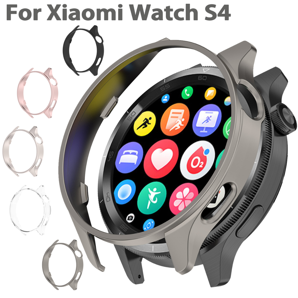 สําหรับ Xiaomi Watch S4 PC Hard Watch Case Full Cover Shell Screen ป้องกัน MI WatchS4 กรอบกันชนปกป้อ