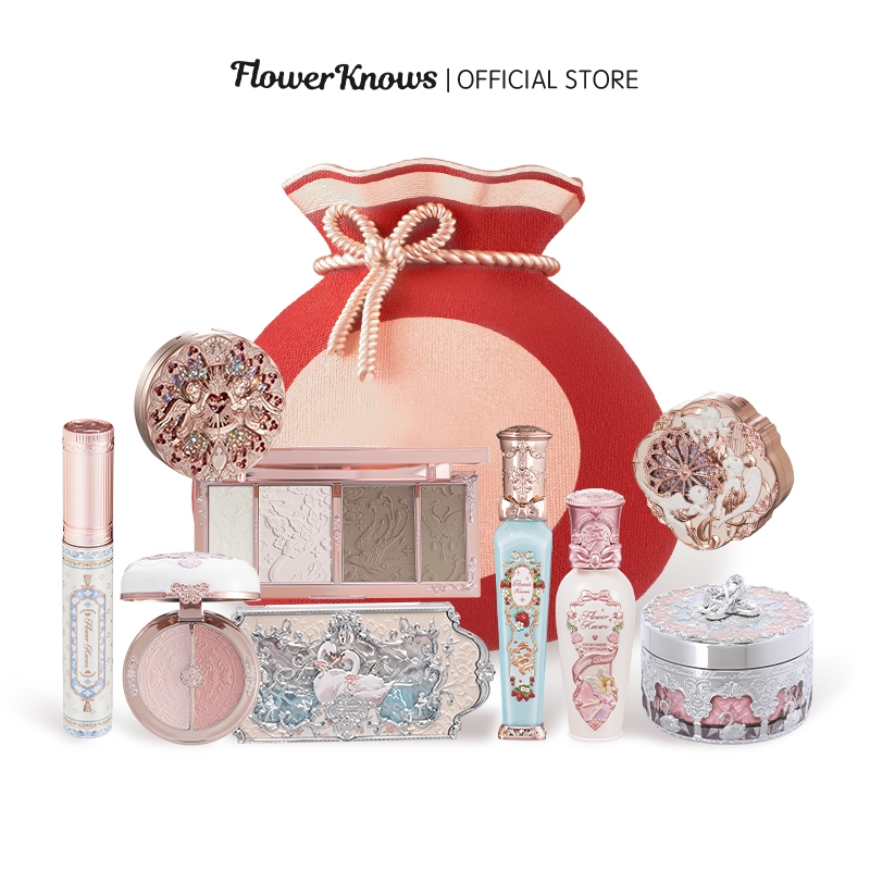 Flower Knows เซตแต่งหน้า ลายดอกไม้ สุ่มสี สําหรับปีใหม่