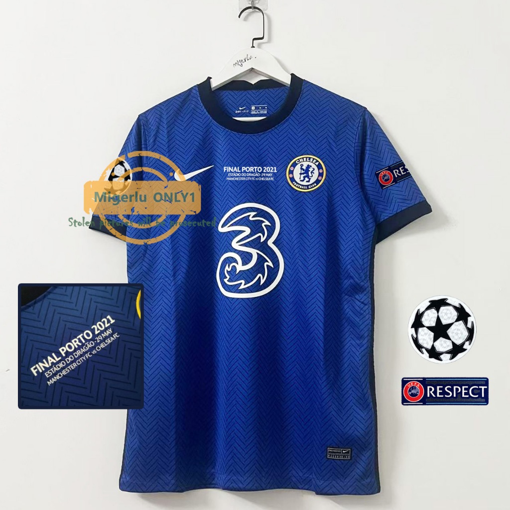 20/21 เสื้อ Chelsea home UCL Final edition S-2XL