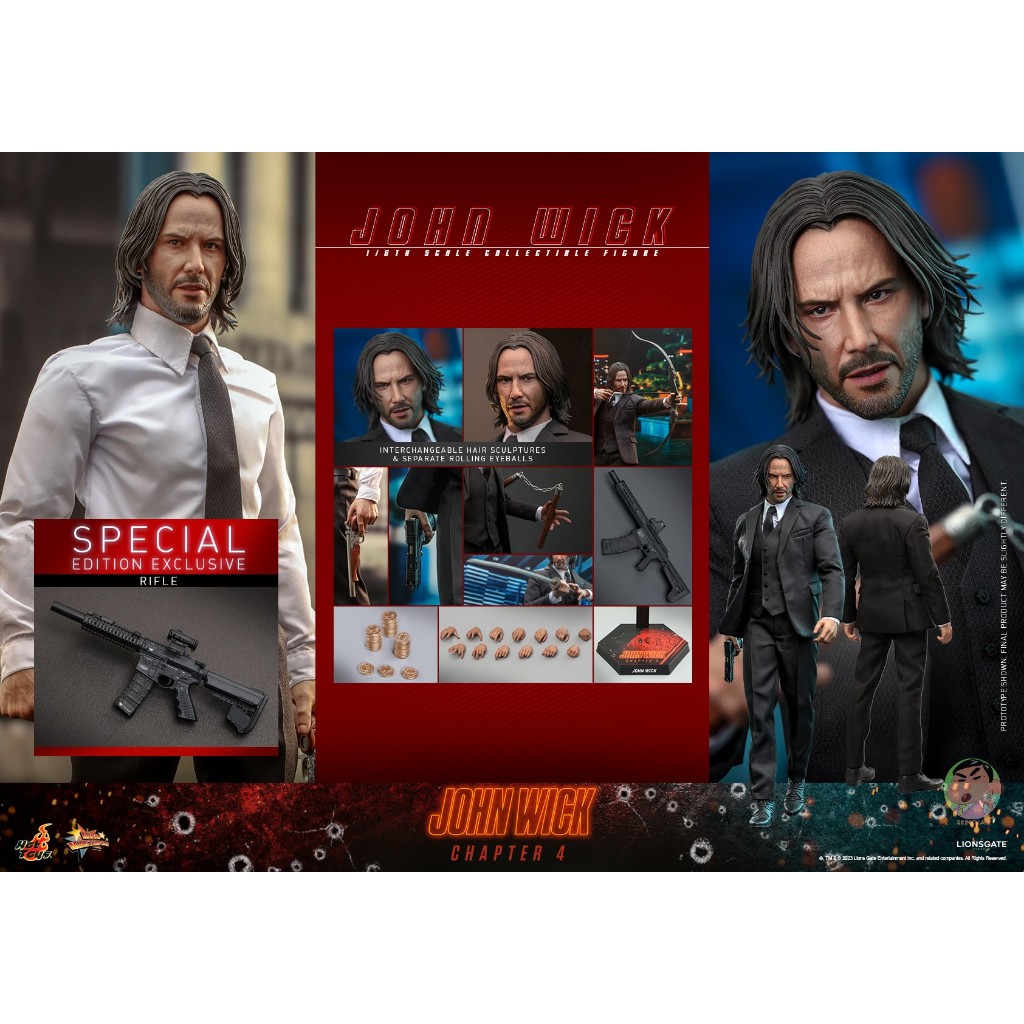 Hot Toys MMS729 John Wick Chapter 4 1/6th Scale Collectible Figure