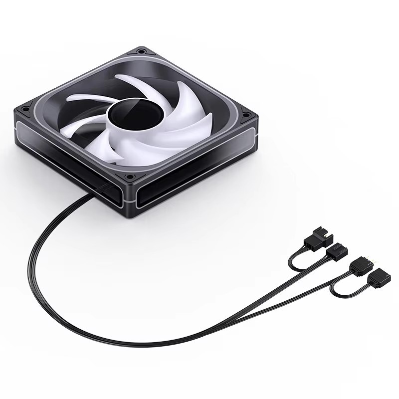Jonsbo ZB-120/240/360 รวมพัดลม 360 สามด้านกระจกพันชั้น 120 มม.PWM CPU พัดลมระบายความร้อน ZB-240BR ARGB พัดลมย้อนกลับ