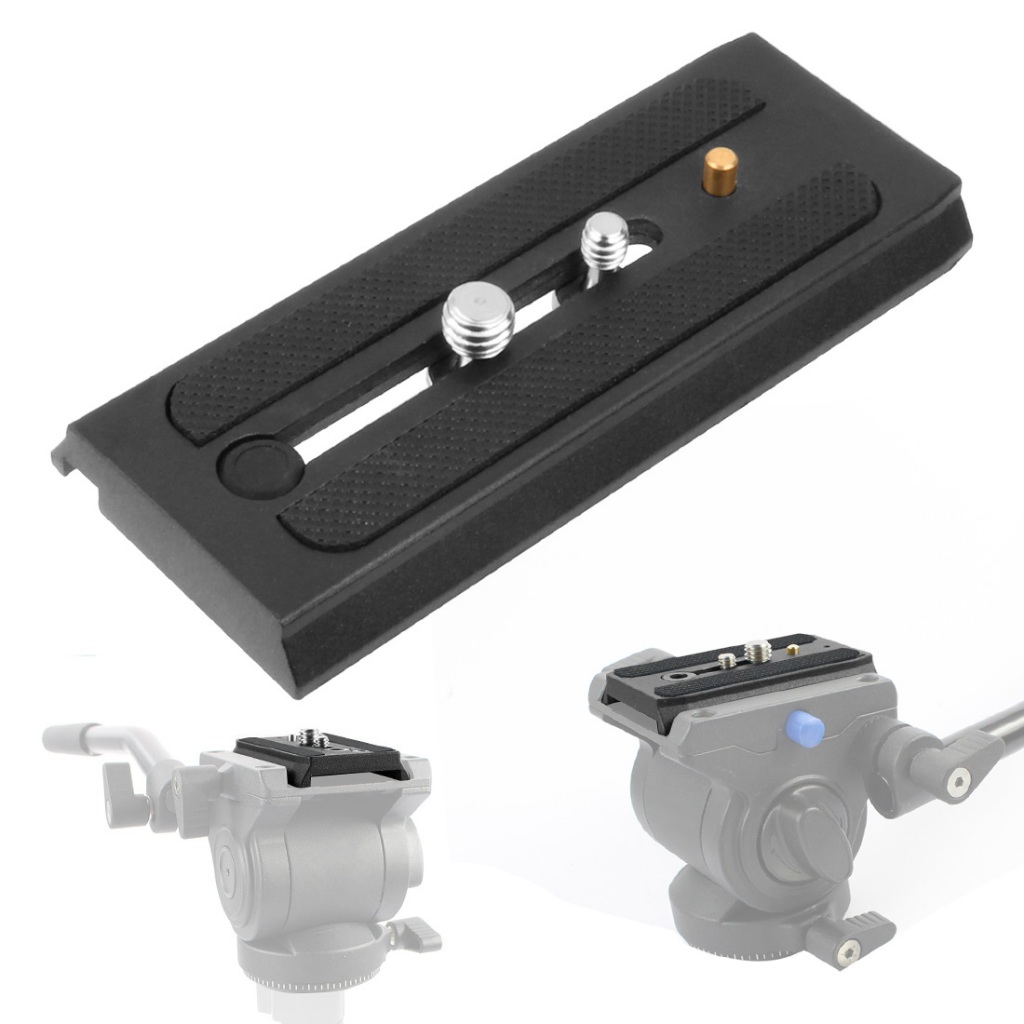 Novelgoal ฐานสกรูเชื่อมต่อ แบบปลดเร็ว 501PL Plus สําหรับ Manfrotto 501 503 701HDV MH055M0-Q5 1/4 3/8