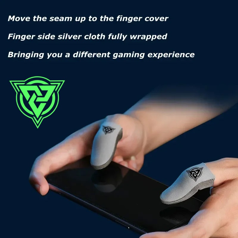 Bluewow ปลอกนิ้วสําหรับเล่นเกมสําหรับเกมมือถือ PUBG ถุงมือนิ้วบางเฉียบและทนทานสําหรับเล่นเกม