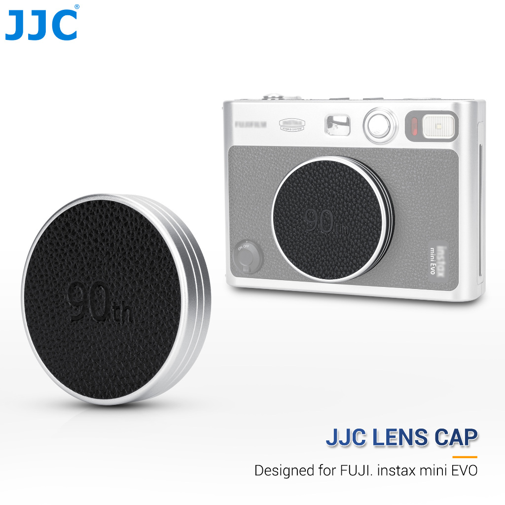 JJC Lens Cap ฝาครอบเลนส์สําหรับ Fuji Fujifilm Instax Mini EVO กล้องฟิล์มทันที