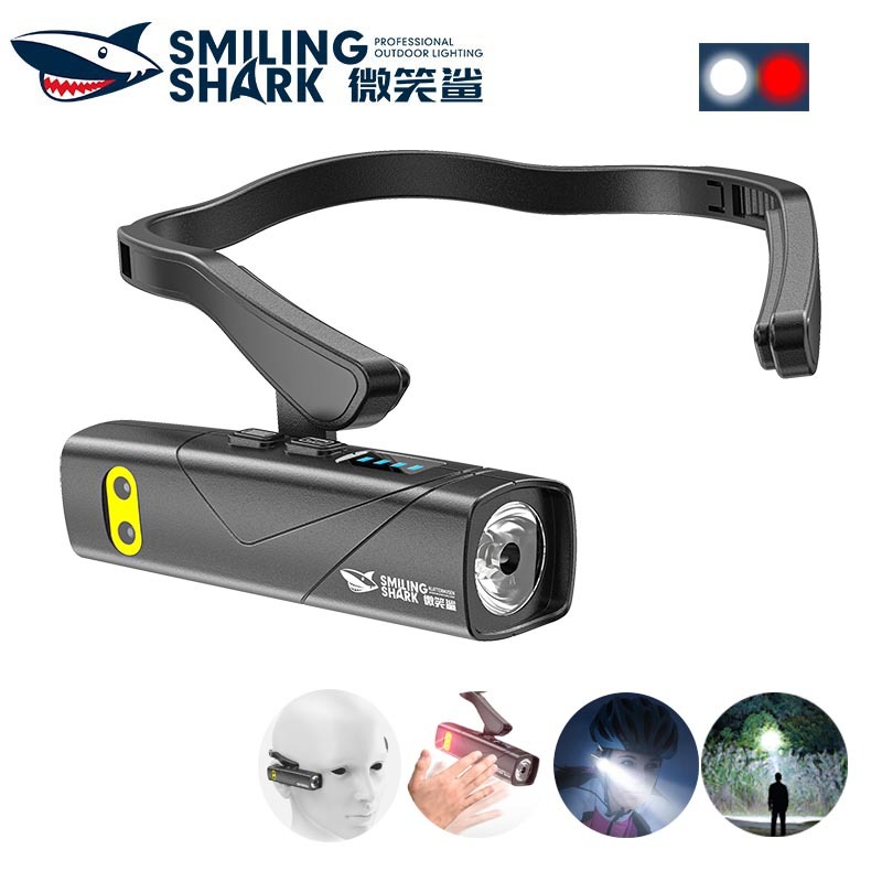 SmilingShark TD0220 ไฟฉายคาดหัว LED นำ แสงที่แข็งแกร่ง แบบพกพา ไฟคาดศีรษะ แสงสีขาว/สีแดง ไฟหน้า 5โหมด Type-C ชาร์จใหม่ได้ ถอดออกได้ กันน้ำสำหรับตั้งแคมป์เดินป่าตกปลา

<p>“><center></p>
<h4></h4>
<p><p><font color=