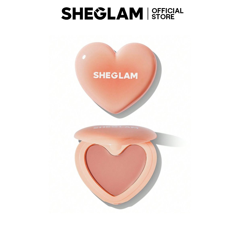 Sheglam เล่น Cupid Cream Blush Powder-7 Shades Multi-ใช้ Soft Pink Heart Blush ครีมสําหรับริมฝีปากและแก้ม Highly Pigmented Non-Fading Natural Satin Finish Lip Cream