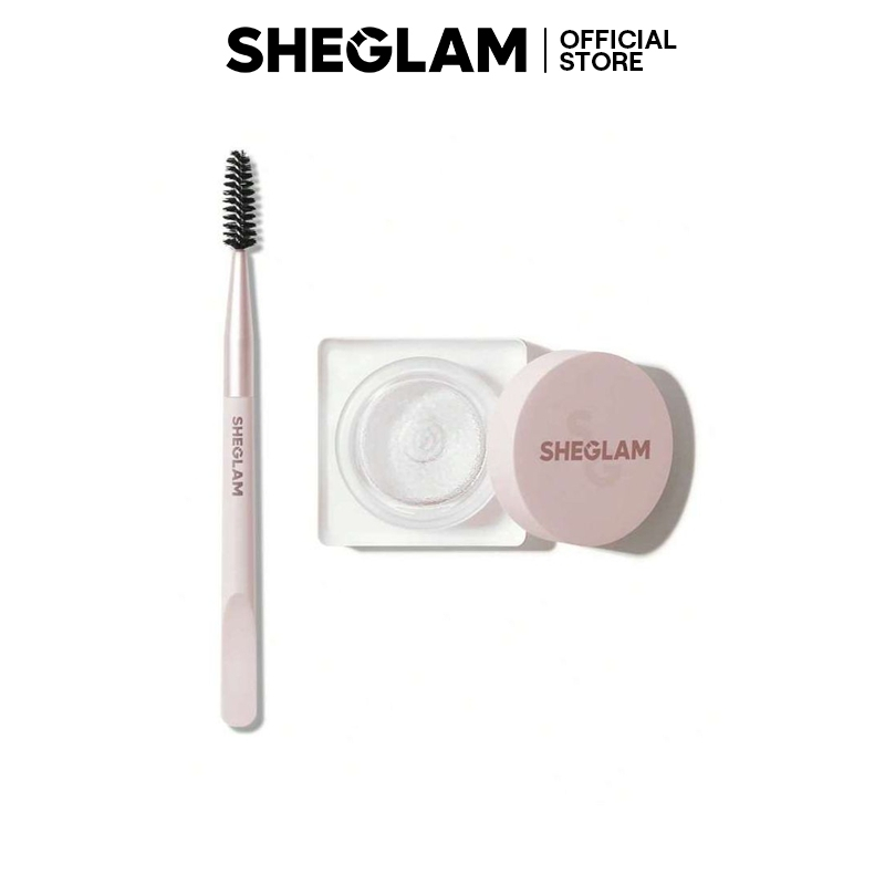 Sheglam Set Me Up Brow Hold-Crystal Clear Waterproof Eyebrow Gel No Smudge Long Lasting Shaping Eyebrow Wax
