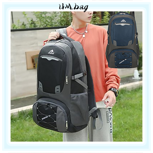กระเป๋าBackpack 80 L กระเป๋าเดินทางท่องเที่ยวใบใหญ่ น้ำหนักเบา กระเป๋าเป้สะพายหลังเดินทางความจุขนาดใหญ่ผู้ชายขี่