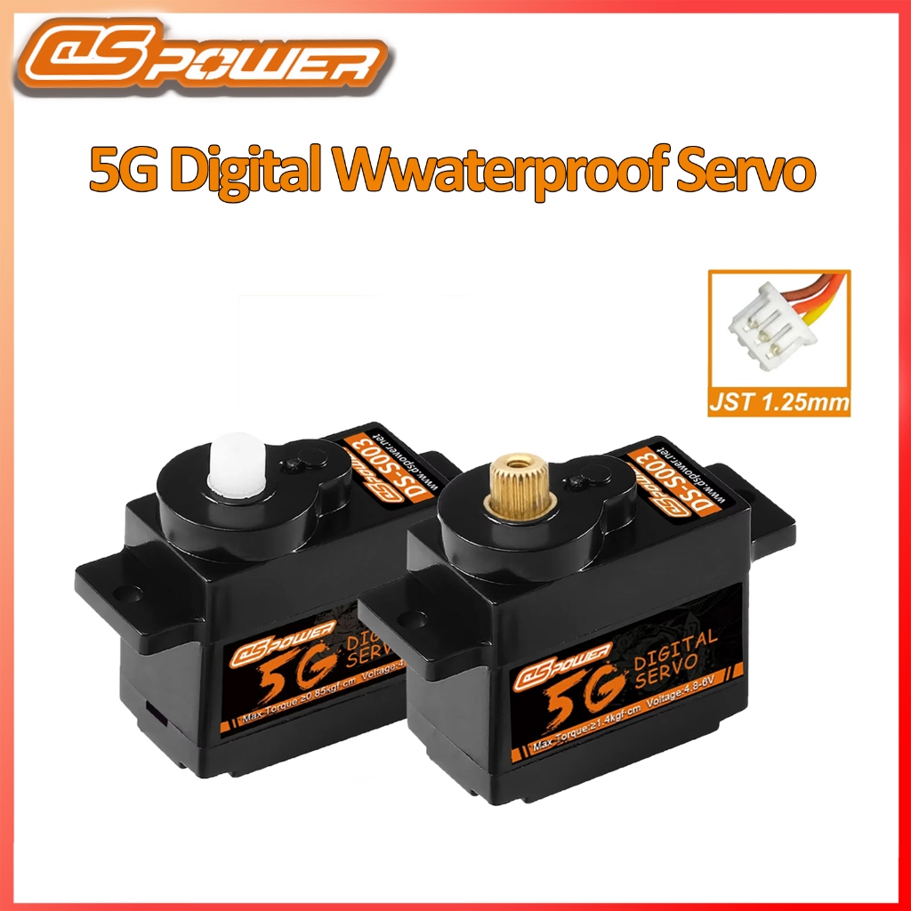 Dspower 5g พลาสติก/โลหะเกียร์ JST/JR ปลั๊ก Digital Micro Servo สําหรับ RC รถของเล่นเครื่องบิน Drone Quadcopter Fixed-wing Wltoys K969 K989