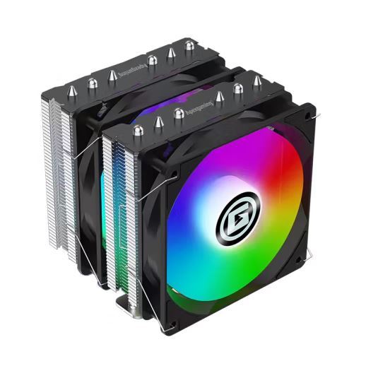 Apexgaming AD6BG CPU air cooler dual tower 235W สําหรับ LGA1700/1200/115x/AM5/AM4