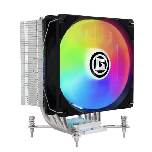 Apexgaming AD6BG CPU air cooler single tower 200W สําหรับ LGA1700/1200/115x/AM5/AM4